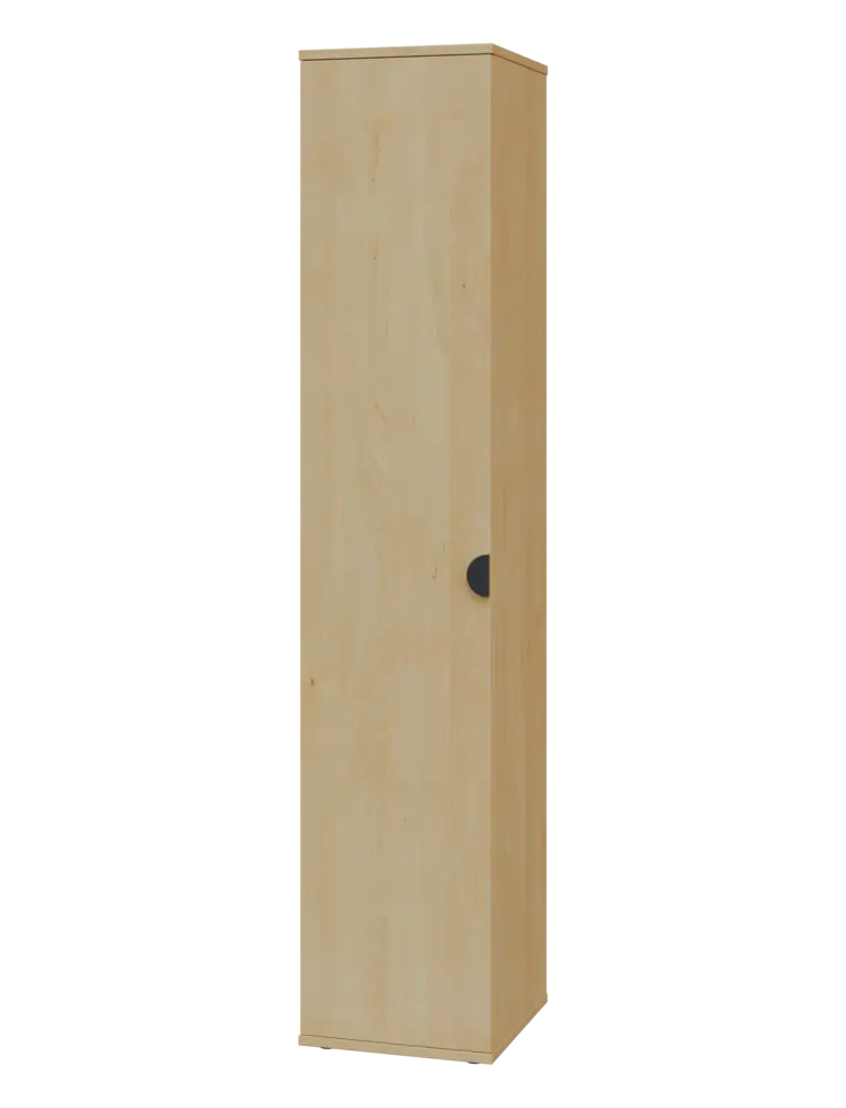 TN 5 - 3D kancelářská skříň, 1-dveřová, levá, 1822x360x400, javor horský